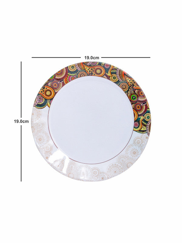 Servewell Side Plate Set 6 pc Dora 19 cm -Tribal Paisely