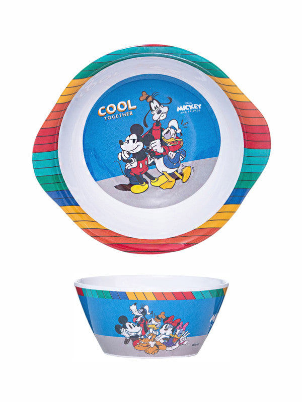 1 pc Bowl With Handle and 1 pc Cone Bowl Set 2 pc - Mickey