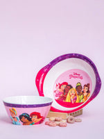 Servewell Melamine Bowl With Handle and Cone Bowl Kids Set - Princess (Set - of 2pcs)