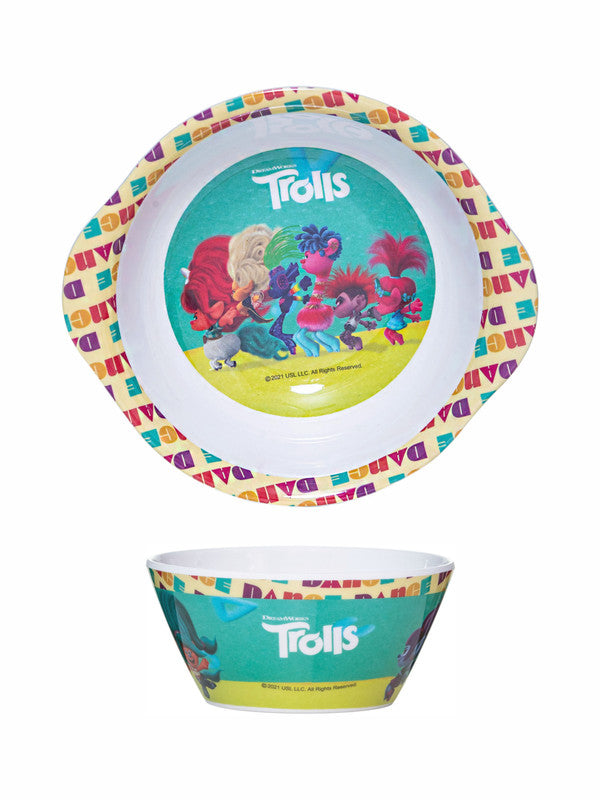 1 pc Bowl With Handle and 1 pc Cone Bowl Set 2 pc - Trolls