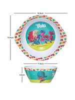 1 pc Bowl With Handle and 1 pc Cone Bowl Set 2 pc - Trolls