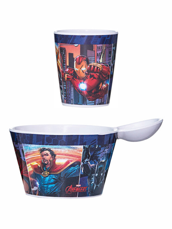1 pc Fries Dip Bowl and 1 pc Kids Glass Set 2 pc - Avengers