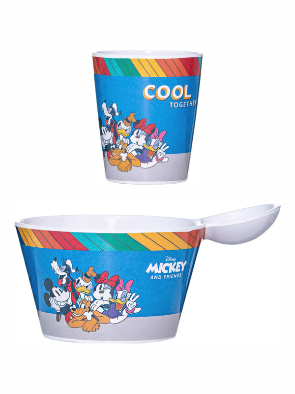 1 pc Fries Dip Bowl and 1 pc Kids Glass Set 2 pc - Mickey