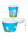 Servewell Melamine Fries Dip Bowl and Kids Glass Kids Set - Peppa Pig (Set - of 2pcs)