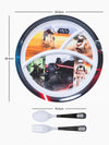 Servewell Melamine Round Kids Set (Plate, Fork & Spoon) Star Wars (Set of 3pcs)