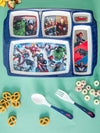 Servewell Melamine Rectangle Kids Set (Plate, Fork & Spoon) Avengers (Set of 3pcs)