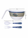 1 pc Maggie Bowl and 1 pc Fork and Spoon Set 3 pc - Jurassic World
