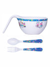 1 pc Maggie Bowl and 1 pc Fork and Spoon Set 3 pc - Peppa Pig