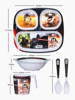 Servewell Melamine Kids Set (Plate, Fork & Spoon) Star Wars (Set of 5pcs)