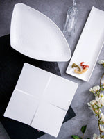 Servewell Platter Matte Set 3 pc - White