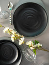 Servewell Dinner Plate Set 6 pc Persian Round 26.7 cm - Black