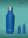Servewell 1 pc Alaska - SS Single Wall Bottle 675 ml - Imperial Blue