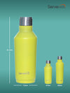 Servewell 1 pc Alaska - SS Single Wall Bottle 675 ml - Lime Green