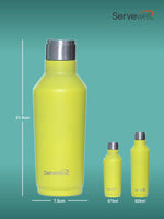 Servewell 1 pc Alaska - SS Single Wall Bottle 675 ml - Lime Green
