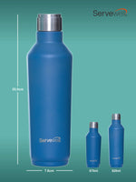 Servewell 1 pc Alaska - SS Single Wall Bottle 820 ml - Imperial Blue