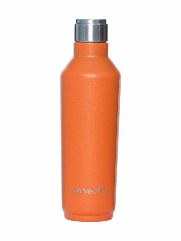 Servewell 1 pc Alaska - SS Single Wall Bottle 820 ml - Sunset Orange