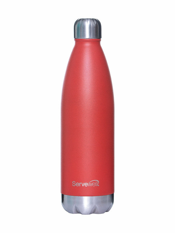 Servewell 1 pc Bali - SS Single Wall Bottle 1000 ml - Fuji Red
