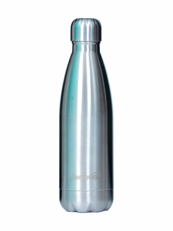 Servewell 1 pc Bali - SS Single Wall Bottle 1000 ml - Steel