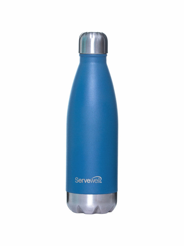Servewell 1 pc Bali - SS Single Wall Bottle 750 ml - Imperial Blue