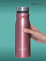 Servewell 1 pc Hudson - SS Single Wall Fridge Bottle 1100 ml - Pink