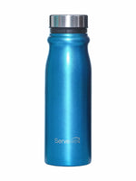 Servewell 1 pc Hudson - SS Single Wall Fridge Bottle 1100 ml - Striking Blue