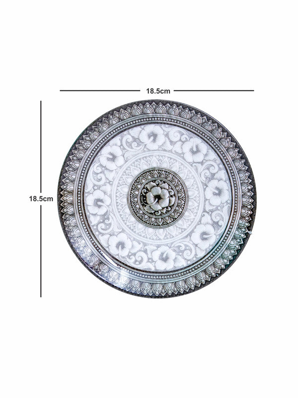 Servewell Side Plate Set 6 pc Urmi 18.5 cm - Antique