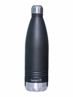 Servewell 1 pc Indus - SS Vacuum Bottle 1000 ml - Jet Black