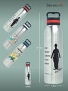 Servewell Oslo - 720ml (Charlie Chaplin) Steel SS Vacuum Bottle  (Set of 1pcs)