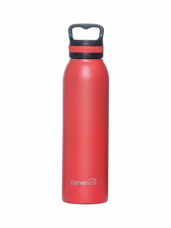 Servewell 1 pc Oslo - SS Vacuum Bottle 720 ml - Fuji Red