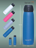 Servewell 1 pc Pride - SS Vacuum Bottle 525 ml - Imperial Blue