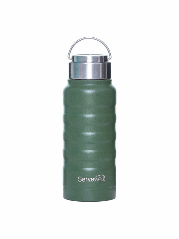 Servewell 1 pc Twister - SS Vacuum Bottle 550 ml - Army Green