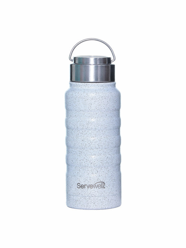 Servewell 1 pc Twister - SS Vacuum Bottle 550 ml - Speckle White
