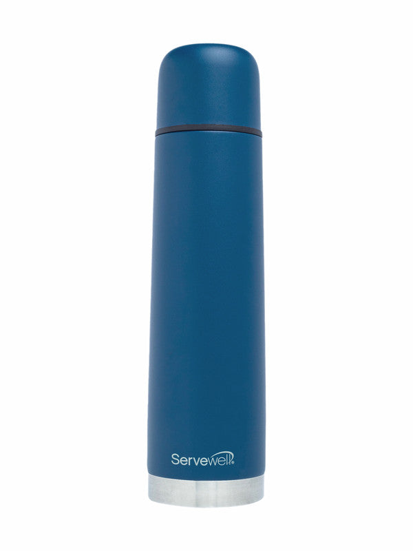 Servewell Giraffe - 1000ml Navy Blue SS Vacuum Bottle  (Set of 1pcs)