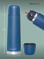 Servewell 1 pc Graffe - SS Vacuum Flask 750 ml - Navy Blue
