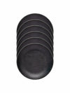 Servewell Small Plate Set 6 pc Woven 18 cm - Black