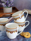 Sonaki Bone China Tea/Coffee Mug (Set of 6pcs)