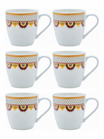 Sonaki Bone China Tea/Coffee Mug (Set of 6pcs)