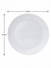 Bone China Dinner Plates (Set of 6 pcs)