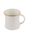 Bone China Tea Cups/Coffee Mugs with Real Gold Line (Set of 6 mugs)