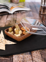 Rectangular Snack Dish with Lid