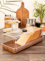 Bread Bin with Transparent Acrylic Lid (Set of 2 pcs)