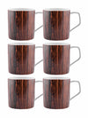 Bone China Coffee/Tea Mug Set (Set of 6pcs)