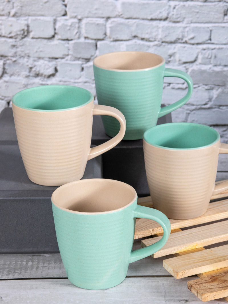 Stehlen Melamine Tea/Coffee Large Mug (Set Of 4Pcs)