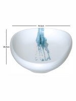 Stehlen Melamine Decorative Medium Oval Bowl (Set of 2pc)