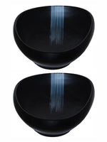 Stehlen Melamine Decorative Large Oval Bowl (Set of 2pc)