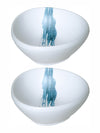 Stehlen Melamine Decorative Small Round Bowl (Set of 2pc)