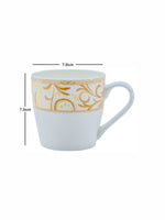 Sonaki Bone China Tea/Coffee Mug (Set of 6pcs)