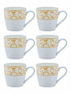 Sonaki Bone China Tea/Coffee Mug (Set of 6pcs)