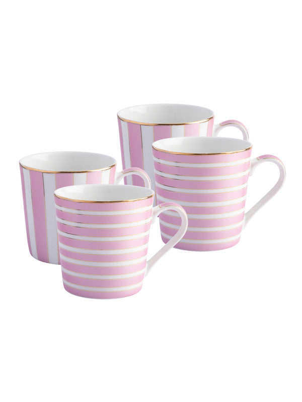 Bone China Tea Cups/Coffee Mugs (Set of 4 pcs)