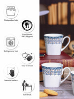 Bone China Tea/Coffee Mug Set of 6pcs